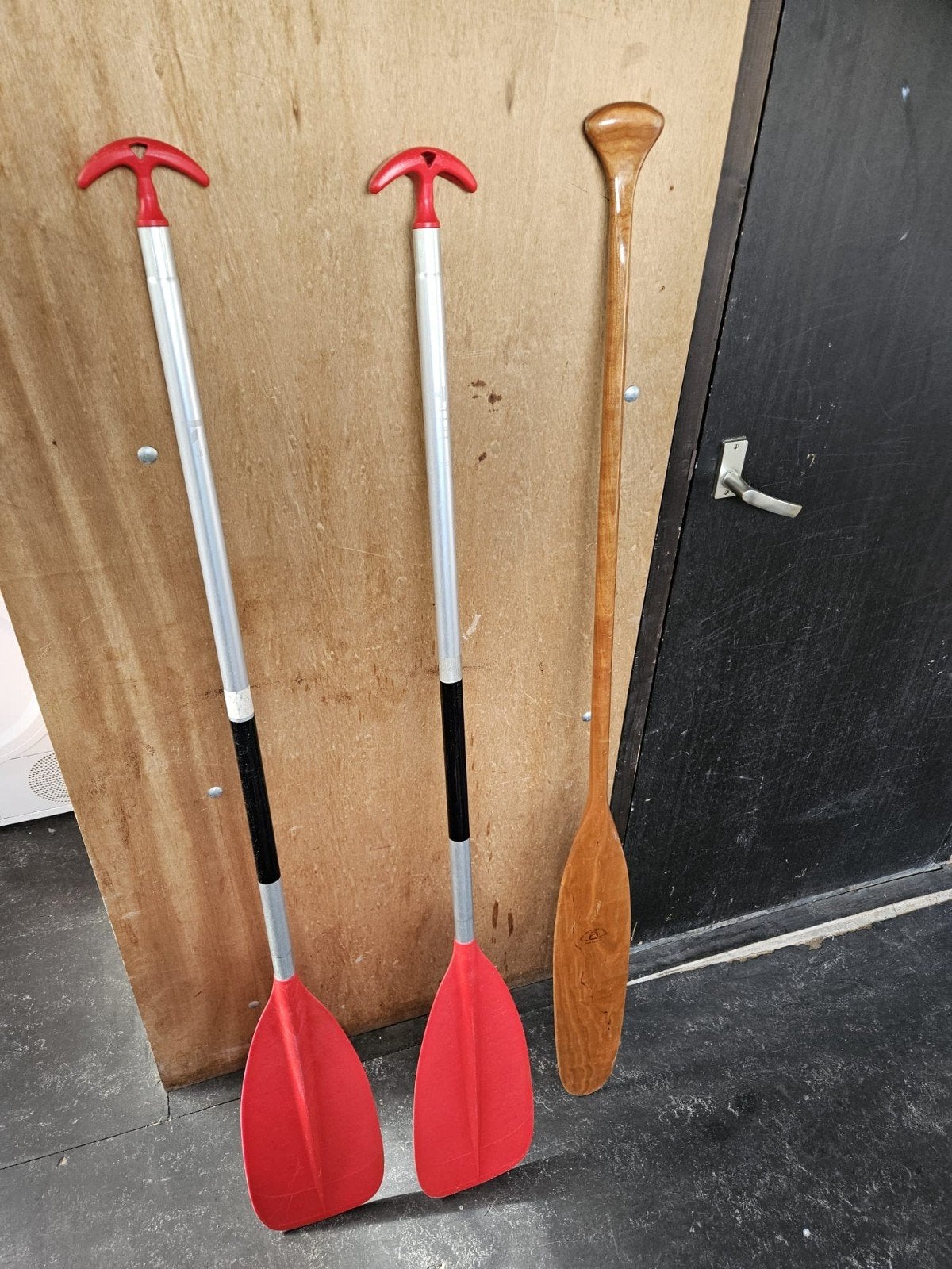 Peddelen houd en aluminium., Watersport en Boten, Ophalen, Zo goed als nieuw, Eén persoon, Overige typen