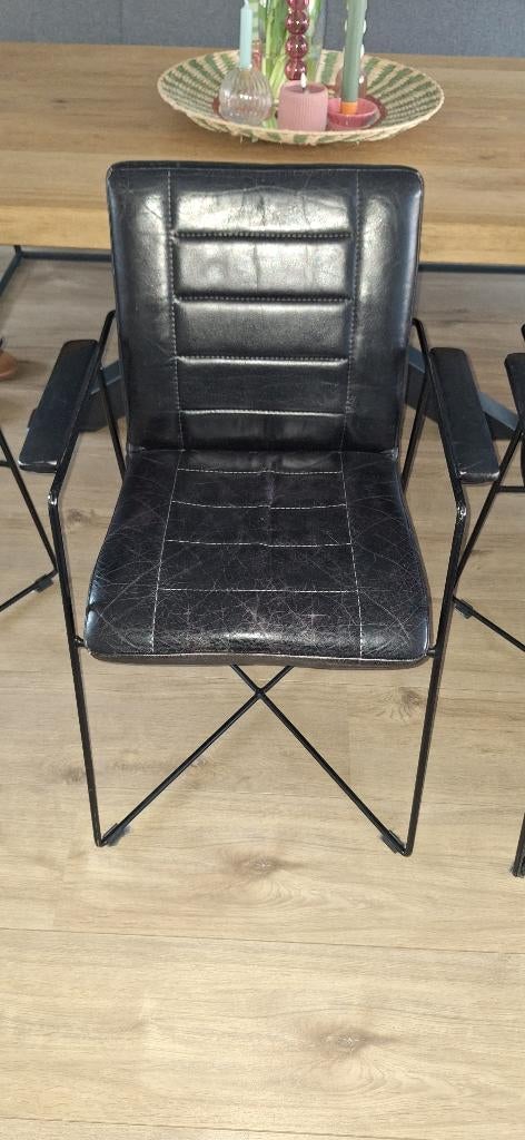 Eetkamerstoelen, Ophalen, Gebruikt, Drie, Zwart