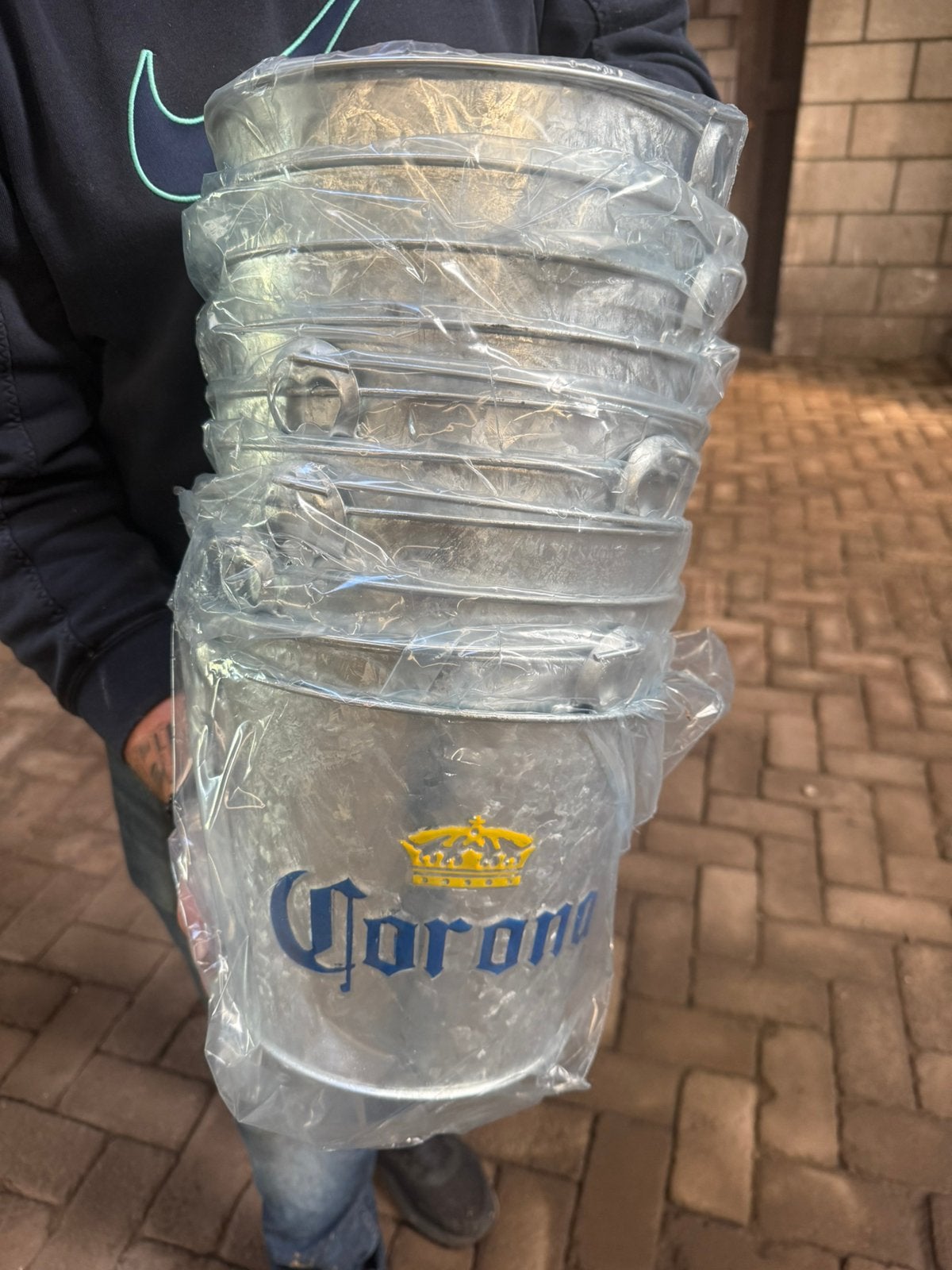 Corona emmers (nieuw), Huis en Inrichting, Ophalen, Zo goed als nieuw, Kunststof