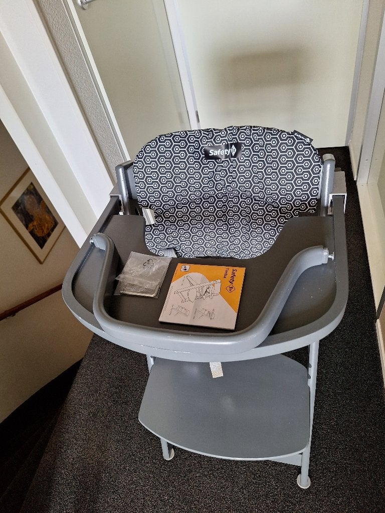 Safety 1st Timba kinderstoel - donkergrijs, Kinderen en Baby's, Kinderstoelen, Ophalen of Verzenden, Gebruikt, Meegroeistoel, Gordel(s)