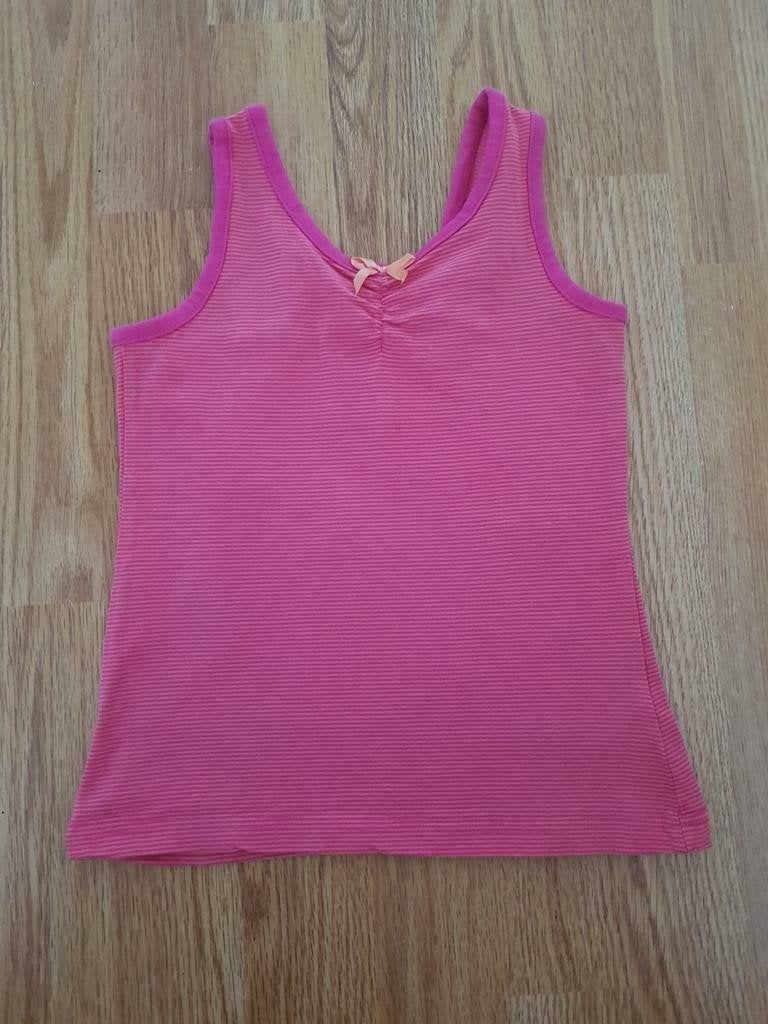 Leuke roze-oranje gestreepte tanktop / hemd Frendz – maat 11, Kinderen en Baby's, Kinderkleding | Maat 110, Ophalen of Verzenden