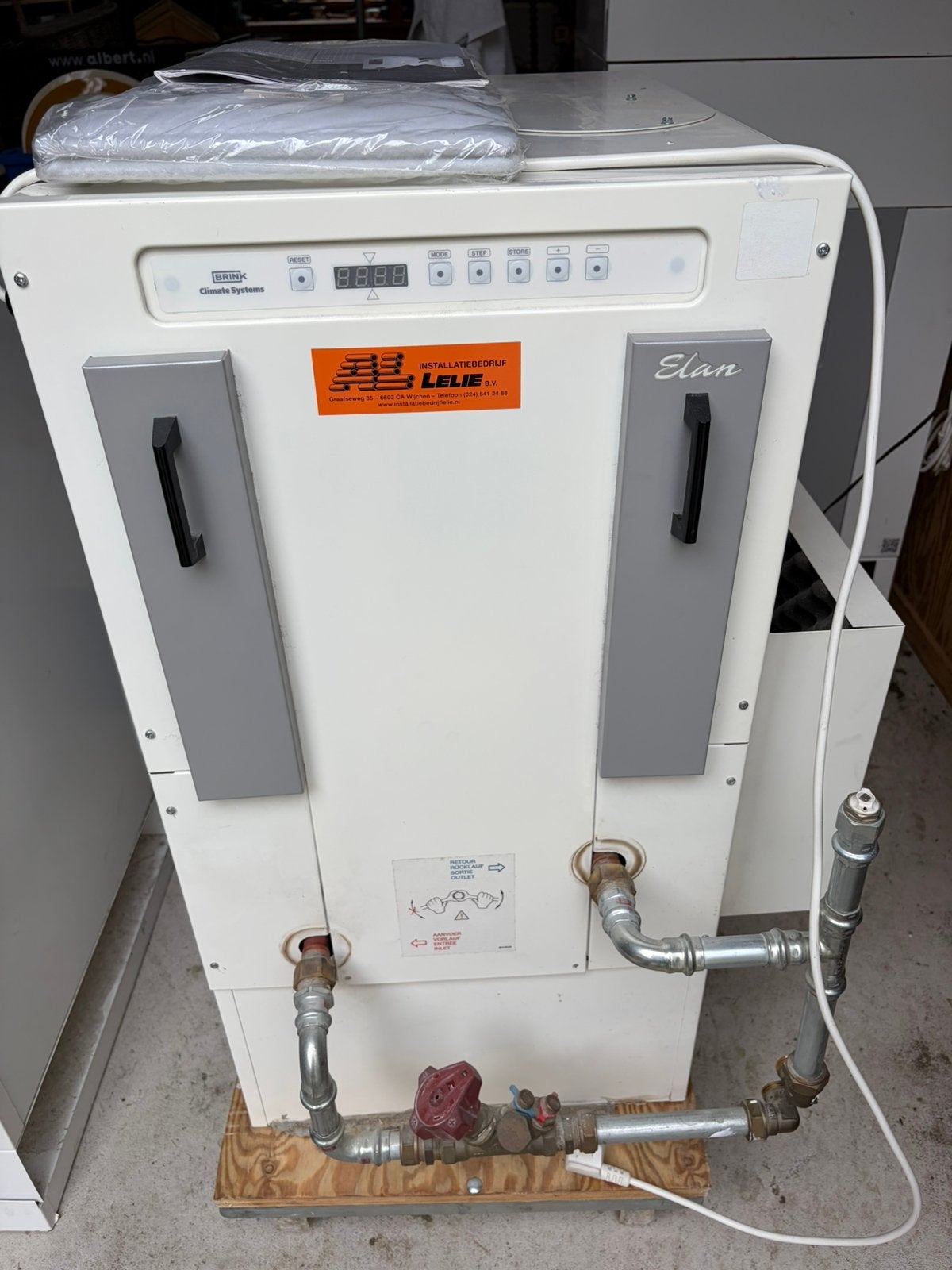 Brink luchtverwarmer Elan SWB 9,4 kw, Huis en Inrichting, Ophalen, Zo goed als nieuw, Gas, Gaskachel