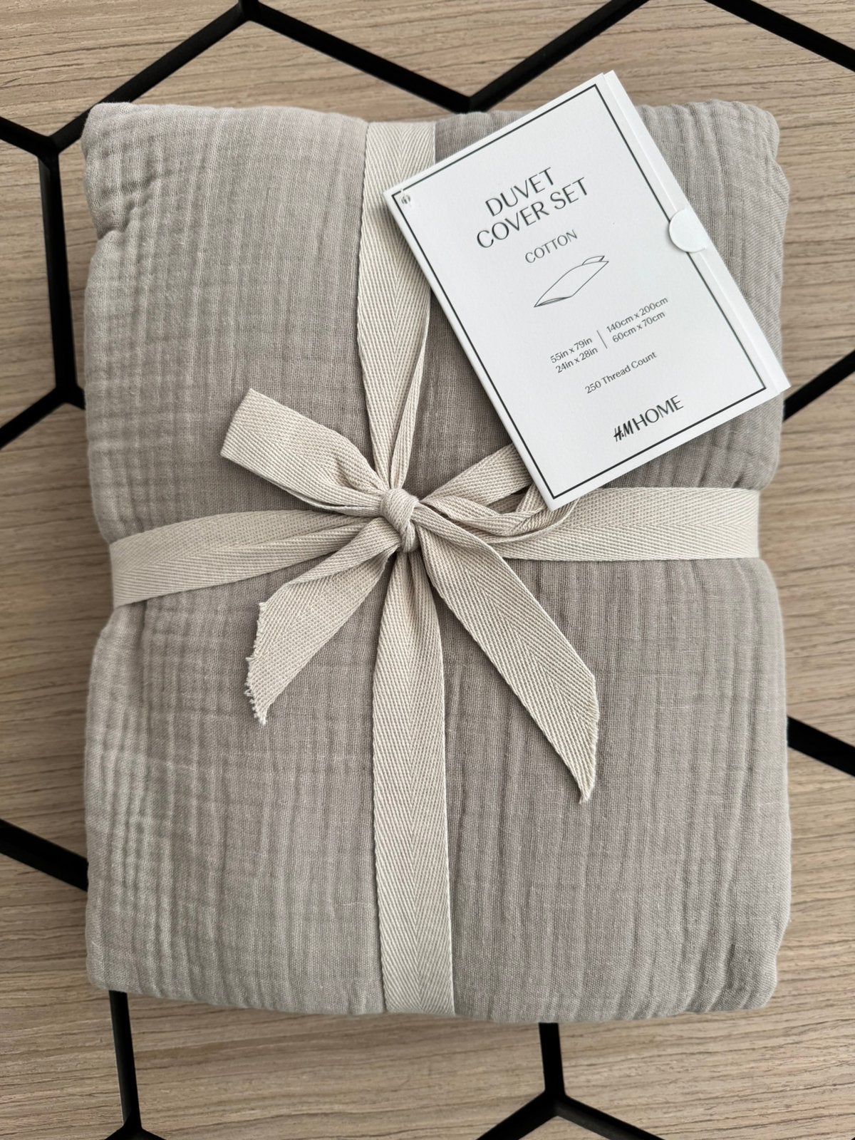 Duvet Cover set H&M, Ophalen of Verzenden, Zo goed als nieuw, Eenpersoons, Dekbedovertrek