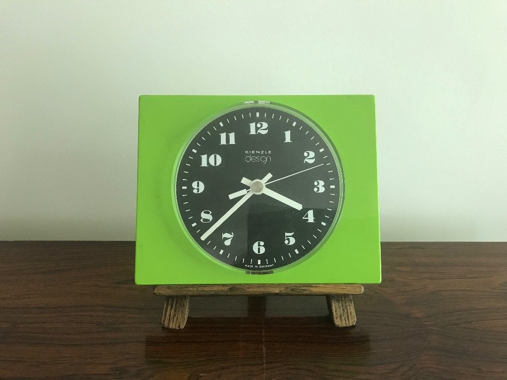Kienzle design Germany retro wandklok groen, Ophalen of Verzenden, Huis en Inrichting