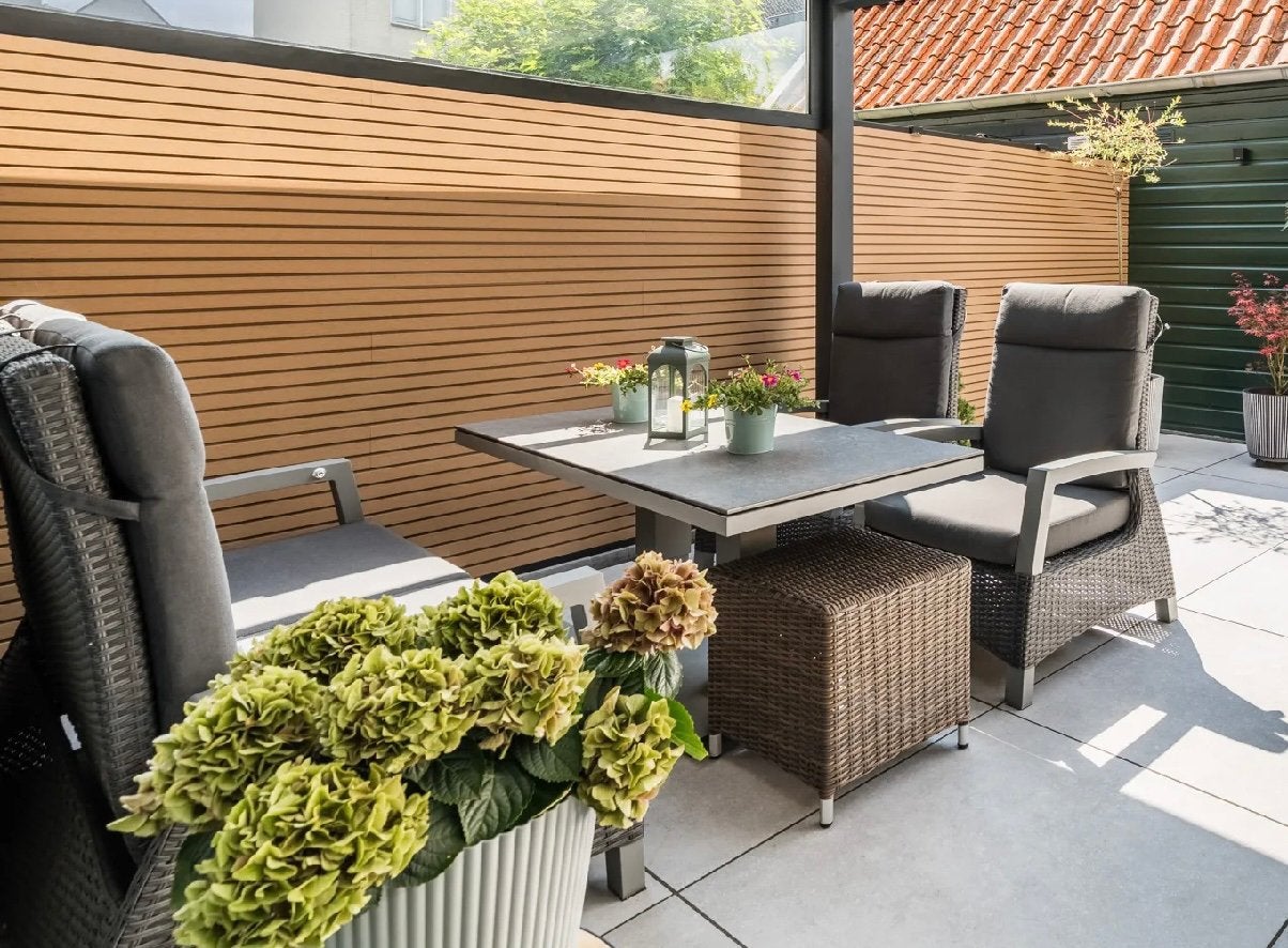 Te koop lounge dinerset, Ophalen, Bank, Zo goed als nieuw, Loungeset