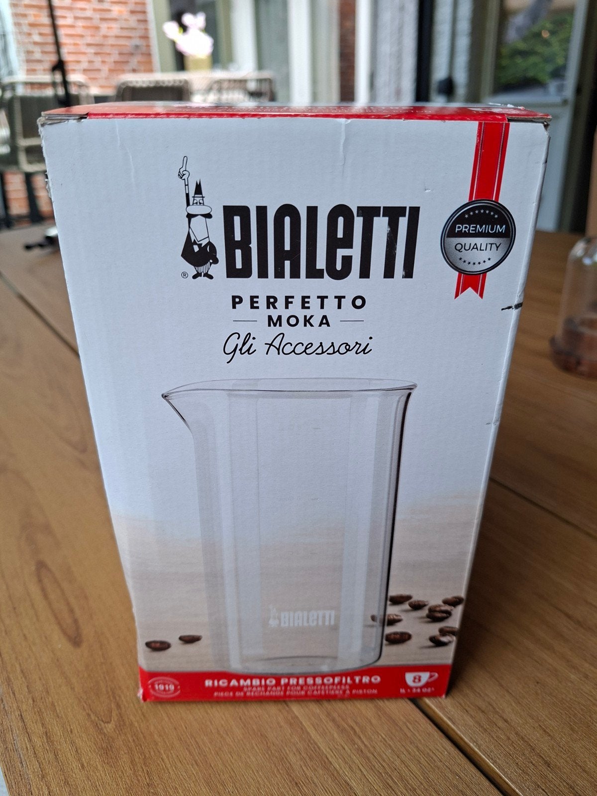 Bialetti Perfetto Moka Reserveglas voor Cafetière, Ophalen of Verzenden, Nieuw