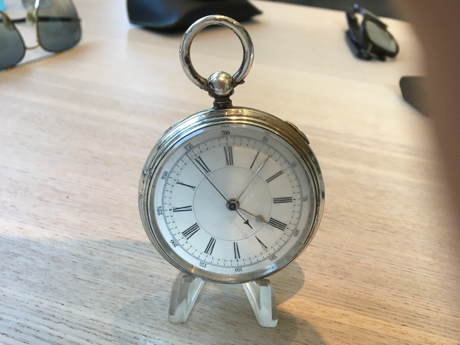 Antiek Zilveren Dokterszakhorloge in uitstekende staat, Verzenden, Zilver, 1900 tot 1930