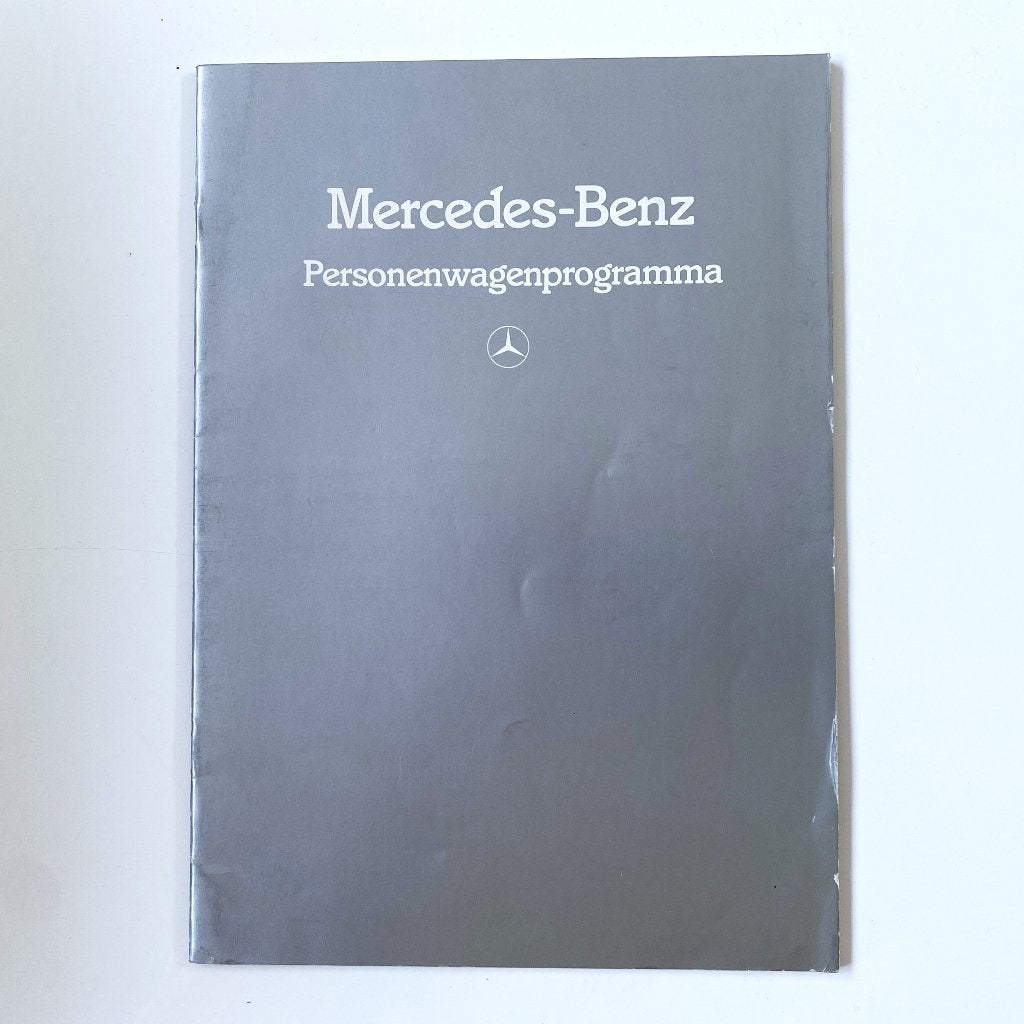 Mercedes-Benz 1983 personenwagenprogramma, Verzenden, Gelezen, Mercedes