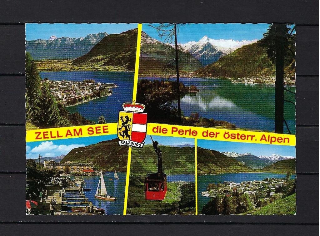 835 Oostenrijk, Zell am See, Verzamelen, Ophalen of Verzenden, Gelopen, Oostenrijk