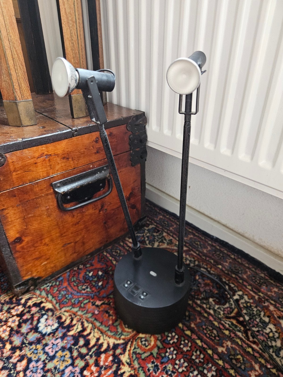 Italiaans ‘antenne’ bureaulamp ontwerp Hans Ansems voor Luxo, Ophalen of Verzenden, Zo goed als nieuw, Modern, italiaans, design