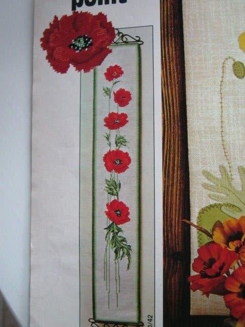 Borduurpatroon  Klaproos hanger  nr 3807 do, Verzenden, Nieuw, Handborduren, Patroon