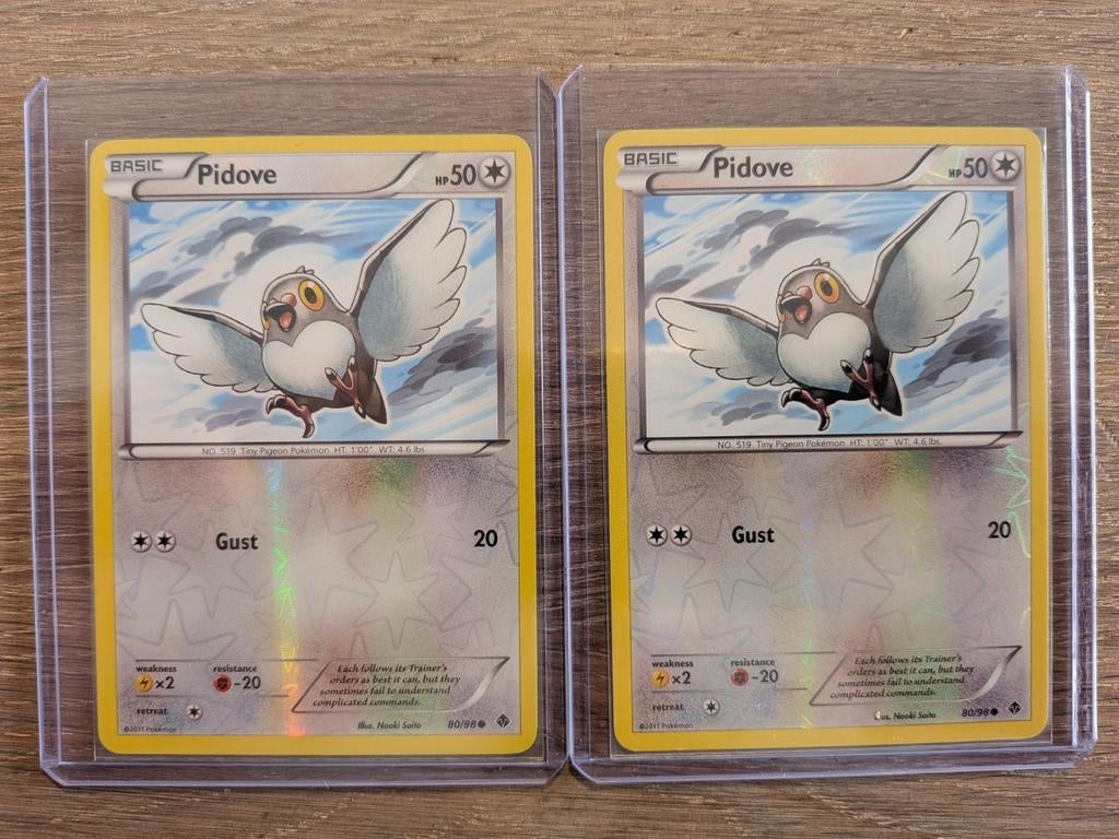 Pidove uit B&W Emerging Powers 80/98 Reversed Foil, Ophalen of Verzenden, Zo goed als nieuw, Losse kaart, Foil