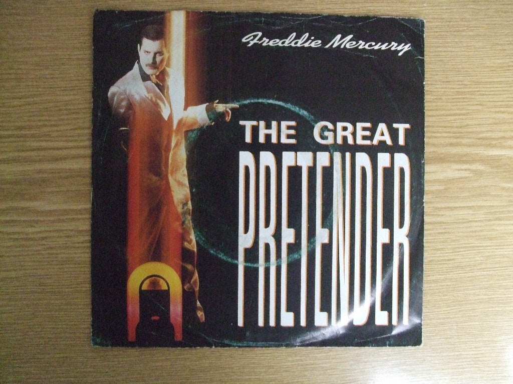 FREDDIE MERCURY    THE GREAT PRETENDER / EXERCISES IN FREE, 7 inch, Ophalen of Verzenden, Zo goed als nieuw, Pop
