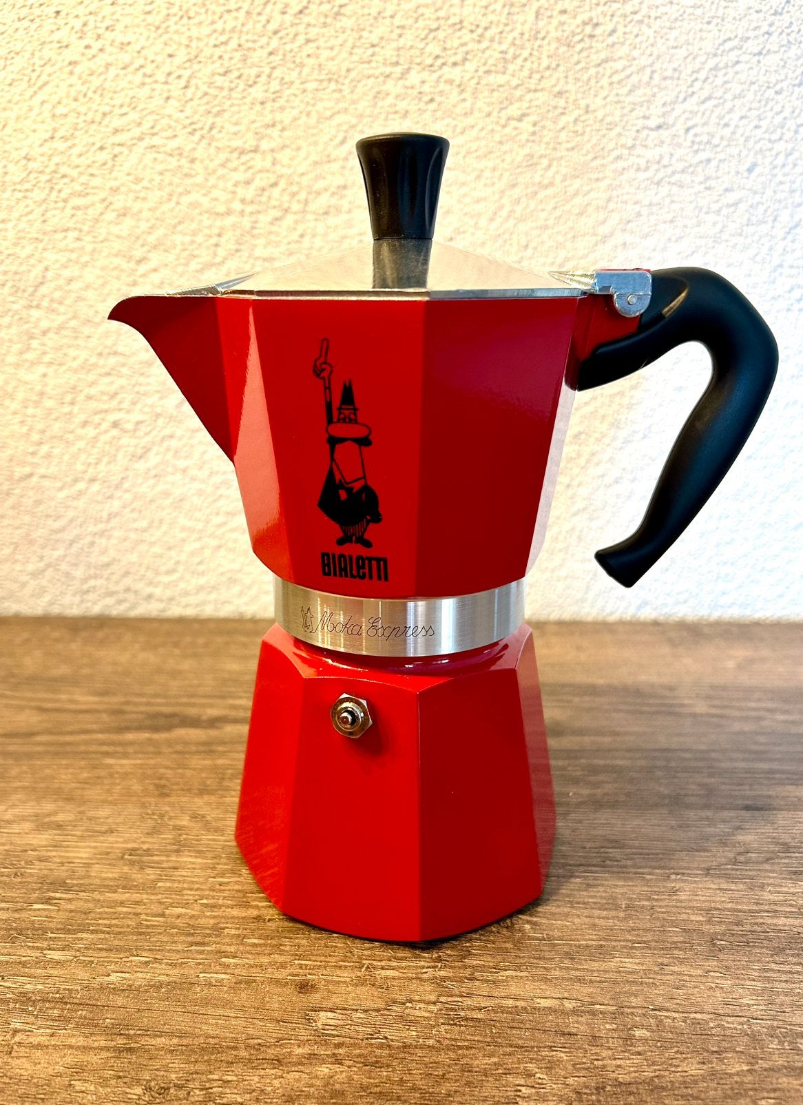 Bialetti Moka Express Rood 6 kops - Nieuw, Witgoed en Apparatuur, Koffiezetapparaten, 4 tot 10 kopjes, Ophalen of Verzenden, Nieuw
