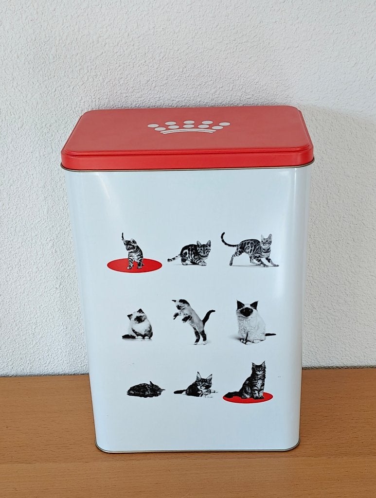 Blik om Kattenvoer in te doen, Ophalen of Verzenden, Kat