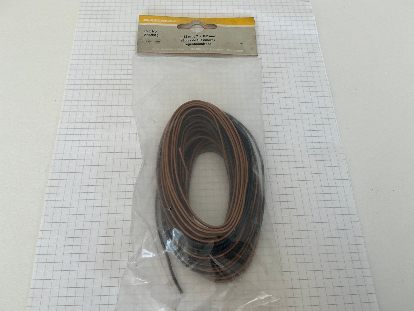 Archer 6mtr 5x0,2mm2 regenboogdraad flat cable, Ophalen of Verzenden, Zo goed als nieuw, Archer, NA