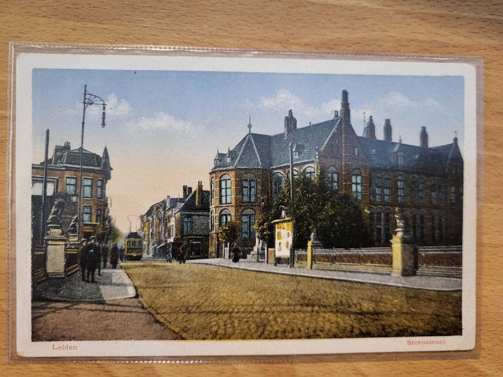 ansicht LEIDEN Steenstraat, Ophalen of Verzenden, Voor 1920, Zuid-Holland