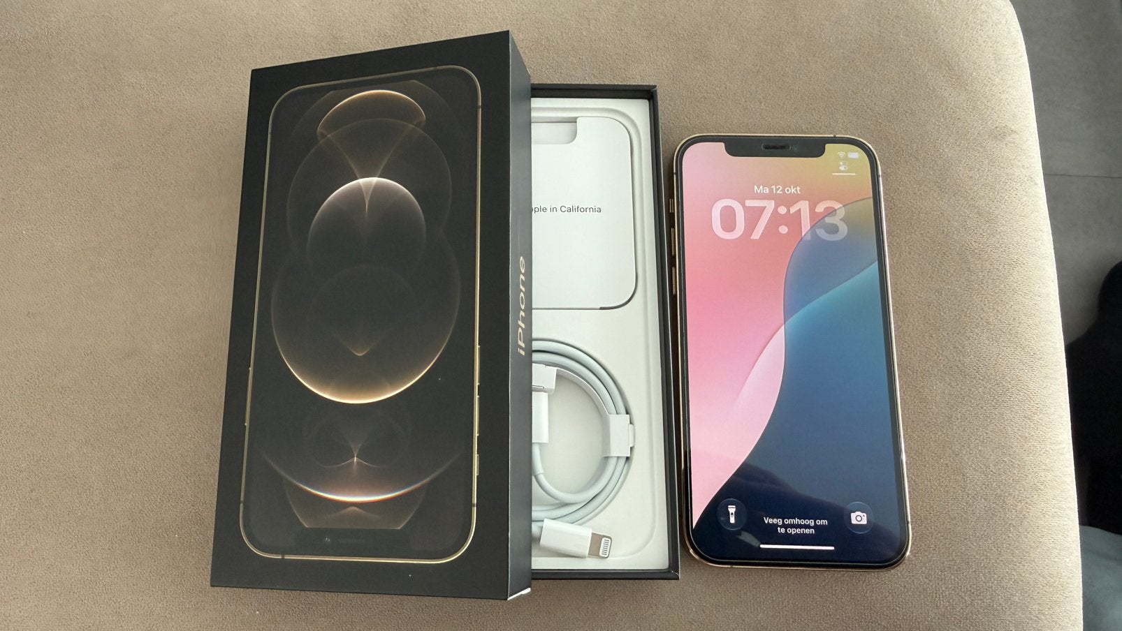 Apple iPhone 12 Pro 128GB | Gold | in perfecte staat, Telecommunicatie, Ophalen, 128 GB, 78 %, IPhone 12 Pro