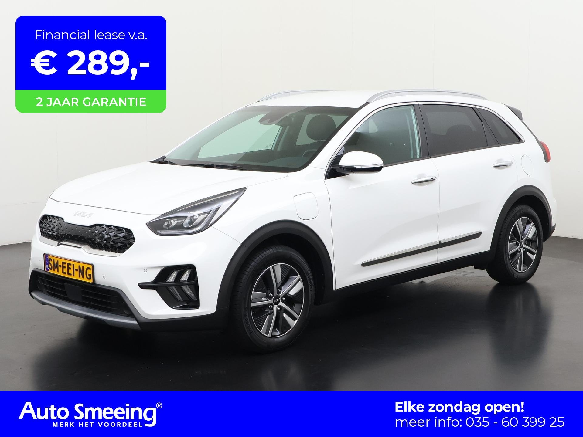 Kia Niro 1.6 GDi PHEV ExecutiveLine | Stoelventilatie/verwar, Auto's, Gebruikt, Lichtsensor, Wit, SUV of Terreinwagen