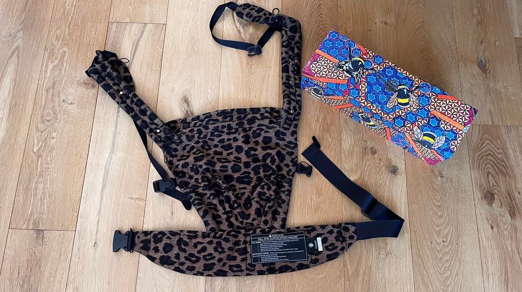 Artipoppe Draagzak Leopard Print, Overige merken, Gebruikt, Buik of Rug, Ophalen of Verzenden