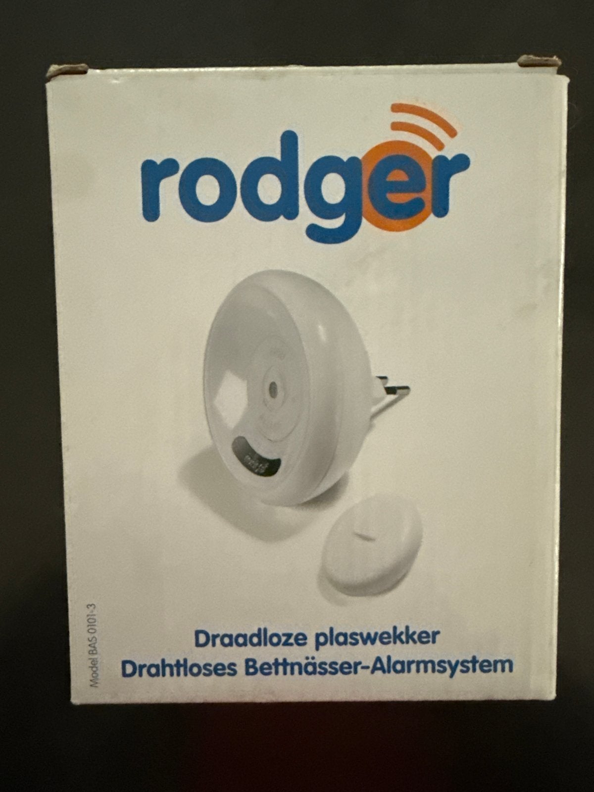 Rodger Draadloze Plaswekker met 2 Sensorbroekjes, Ophalen of Verzenden, Gebruikt
