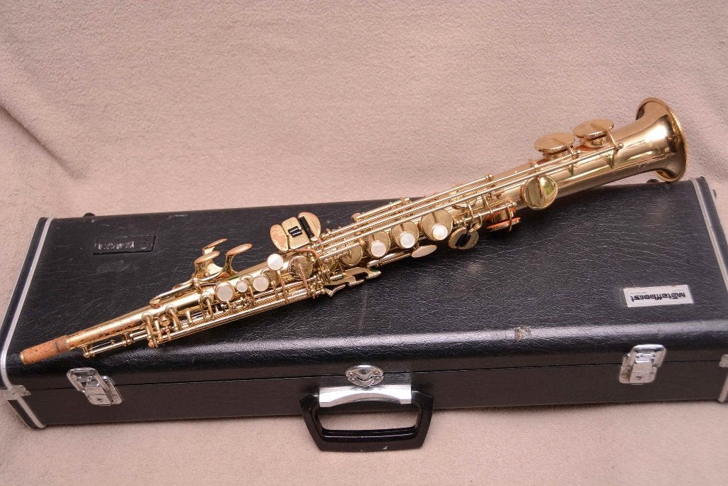YAMAHA YSS-61 "Purple Logo" Sopraansax, Muziek en Instrumenten, Blaasinstrumenten | Saxofoons, Ophalen of Verzenden, Gebruikt
