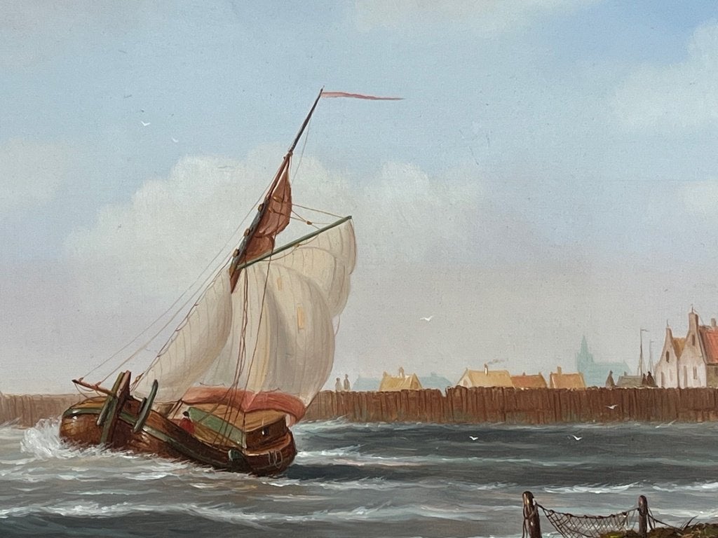 Johannes Eerdmans, botter verlaat veilige haven, Ophalen