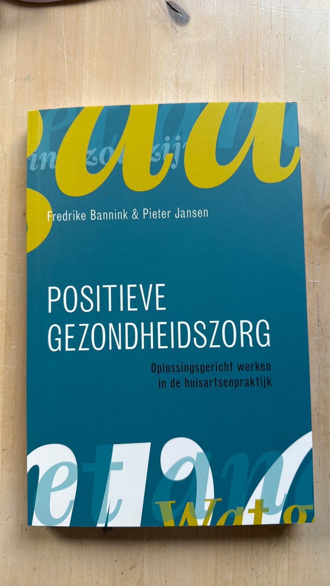 Positieve Gezondheidszorg, oplossingsgericht werken, Ophalen of Verzenden, Zo goed als nieuw, Management