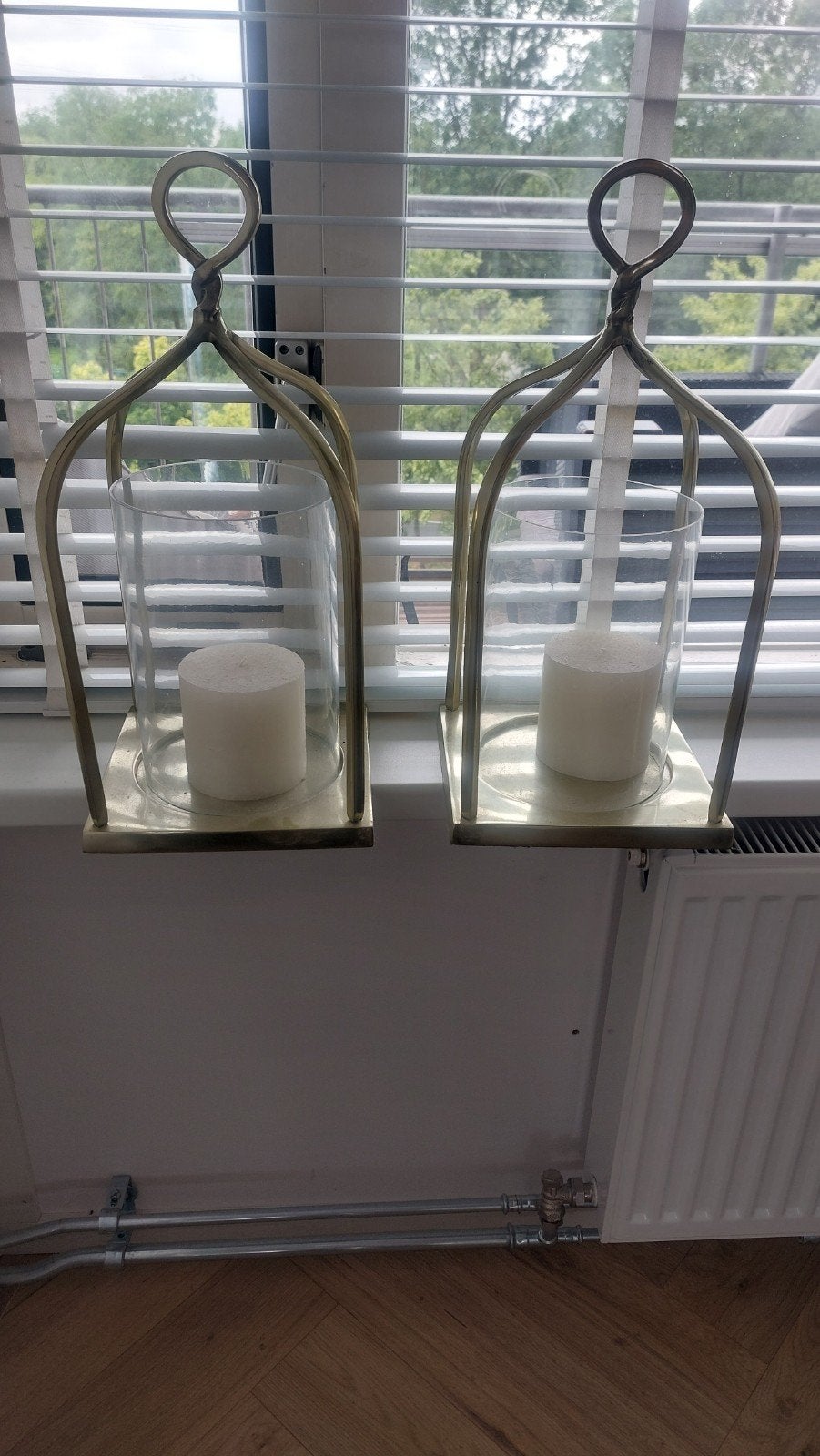 Riviera Maison Windlichten - Set van 2, Ophalen, Windlicht, Rivièra Maison, Goud