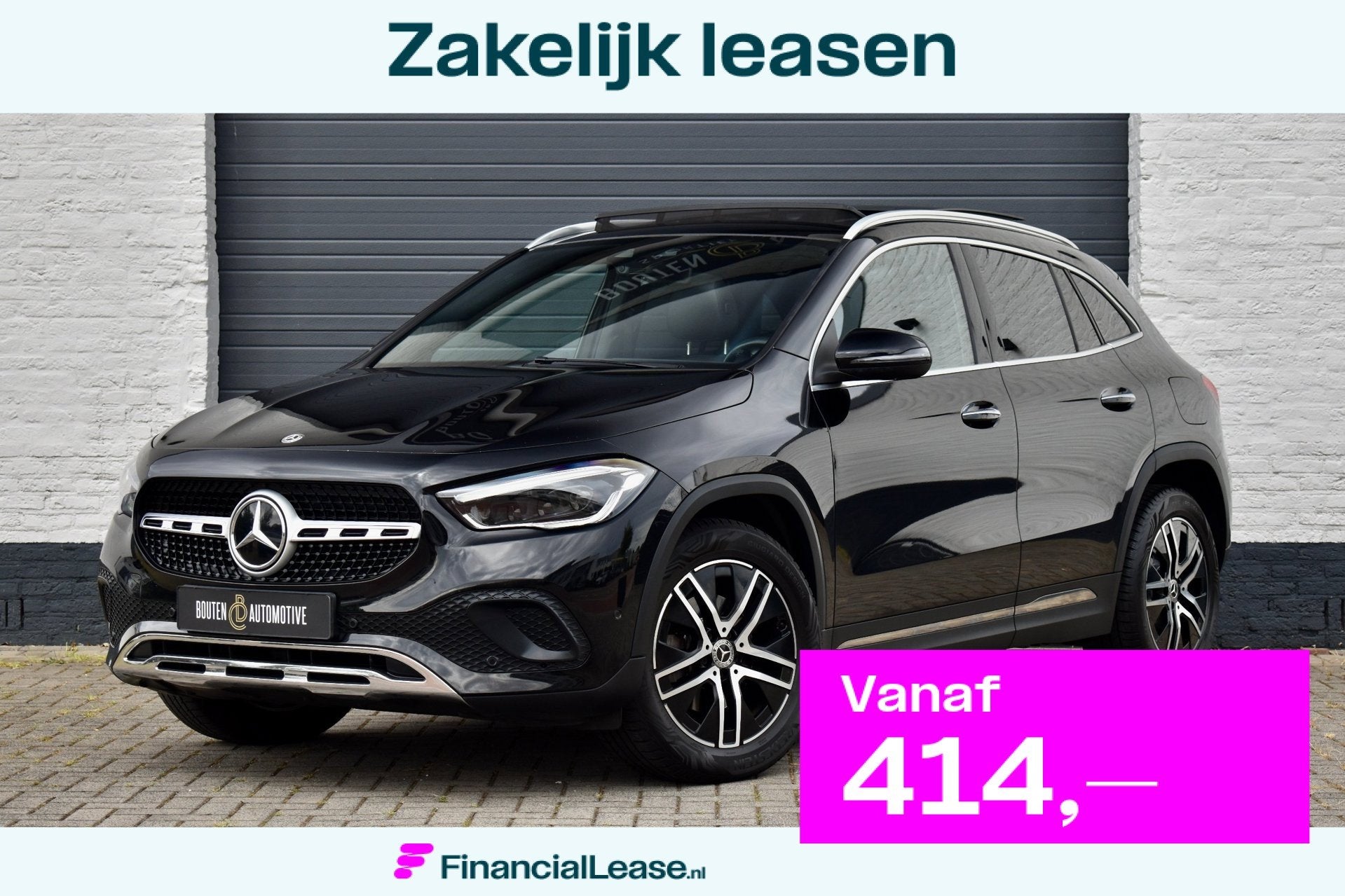 Mercedes-Benz GLA-klasse 200 Business Solution Luxury | Pano, 4 cilinders, Automatische klimaatregeling, SUV of Terreinwagen, Onderhoudsboekje