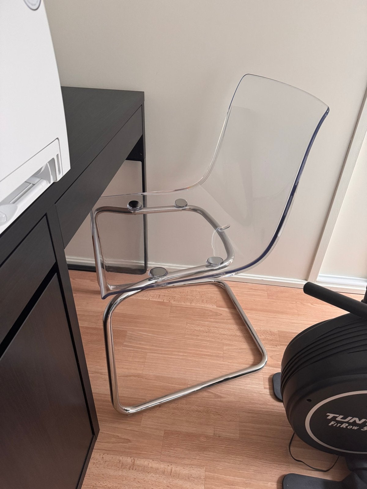 Ikea Tobias transparante stoel, Ophalen, Overige materialen, Gebruikt, Overige kleuren