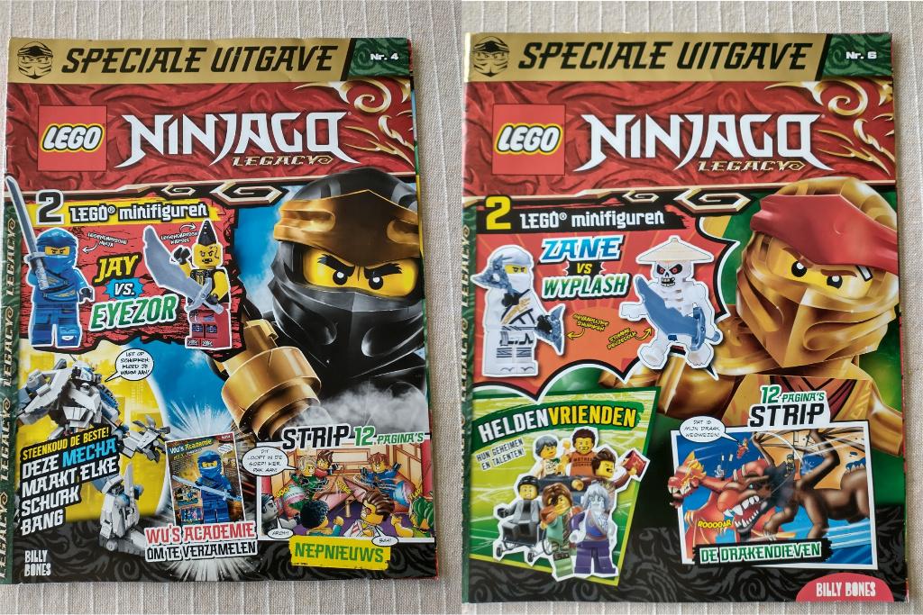 LEGO Ninjago Legacy Speciale Uitgave 2021 nr. 4 en 5, Ophalen of Verzenden, Gelezen, Fictie algemeen