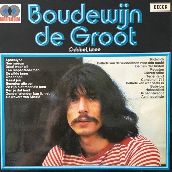 Boudewijn de Groot – Dubbel, Twee, Gebruikt, Ophalen of Verzenden, 12 inch, Rock