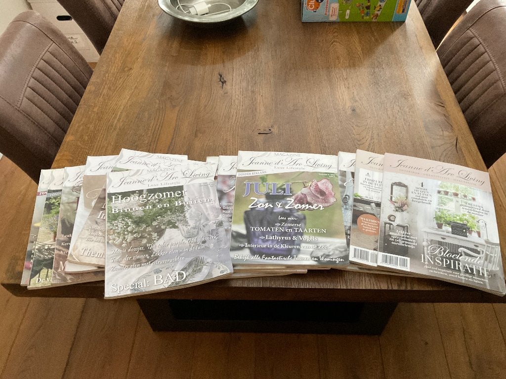 Tijdschrift Jeanne d’ Arc Living, Ophalen, Zo goed als nieuw, Overige typen