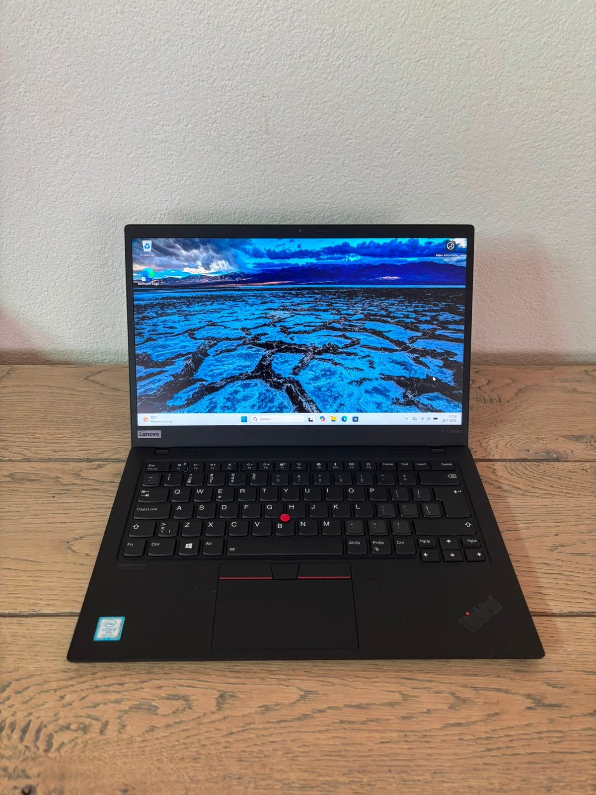 Lenovo ThinkPad X1 Carbon Gen7 / i7-8665U / 16GB / 512GB SSD, Qwerty, Minder dan 2 Ghz, UK, Zo goed als nieuw
