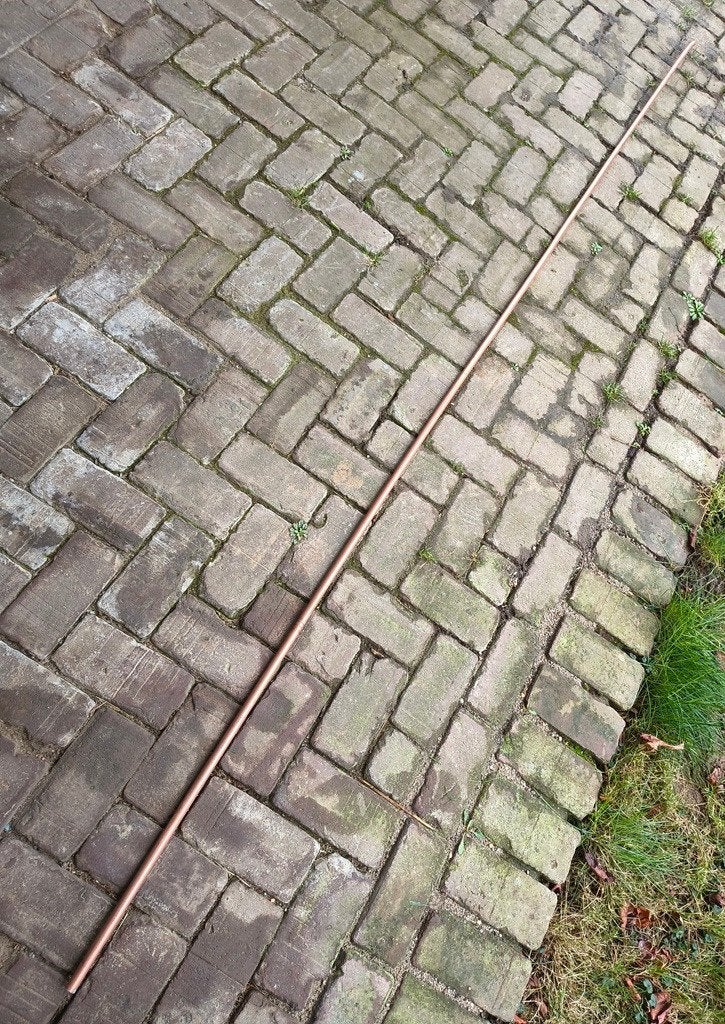 Roodkoper Buis 15mm 2,8 Meter ongebruikt, Ophalen, Overige materialen, Minder dan 20 mm, 2 tot 4 meter