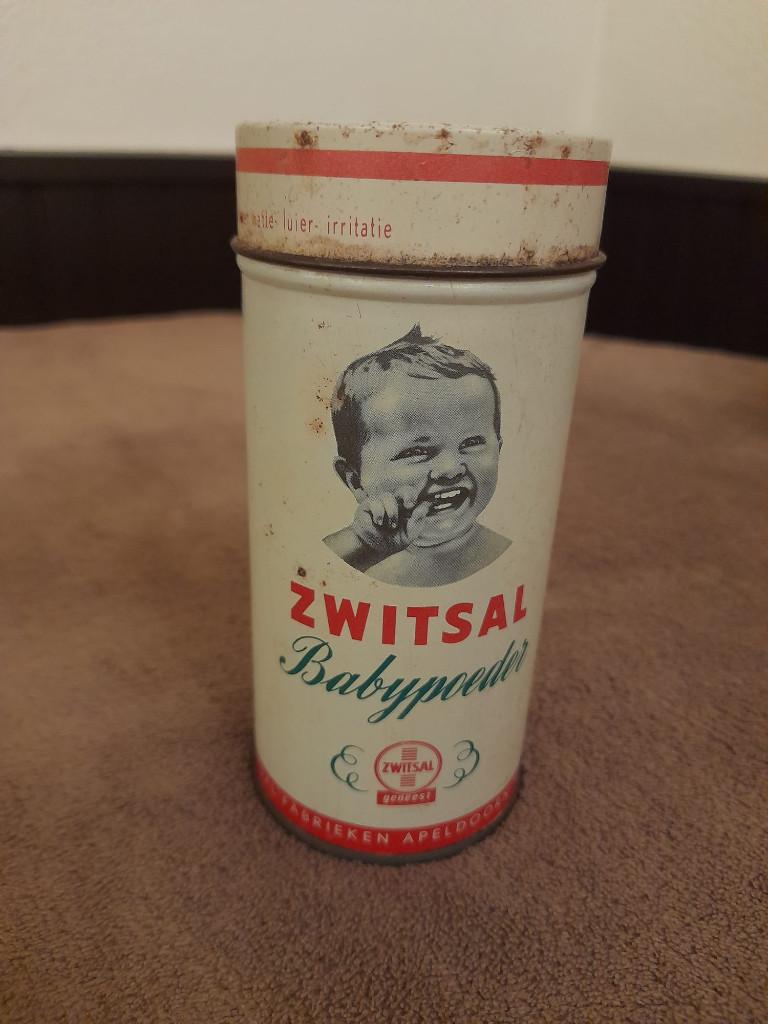 Vintage Zwitsal talk poeder, Ophalen, Gebruikt, Overige, Overige merken