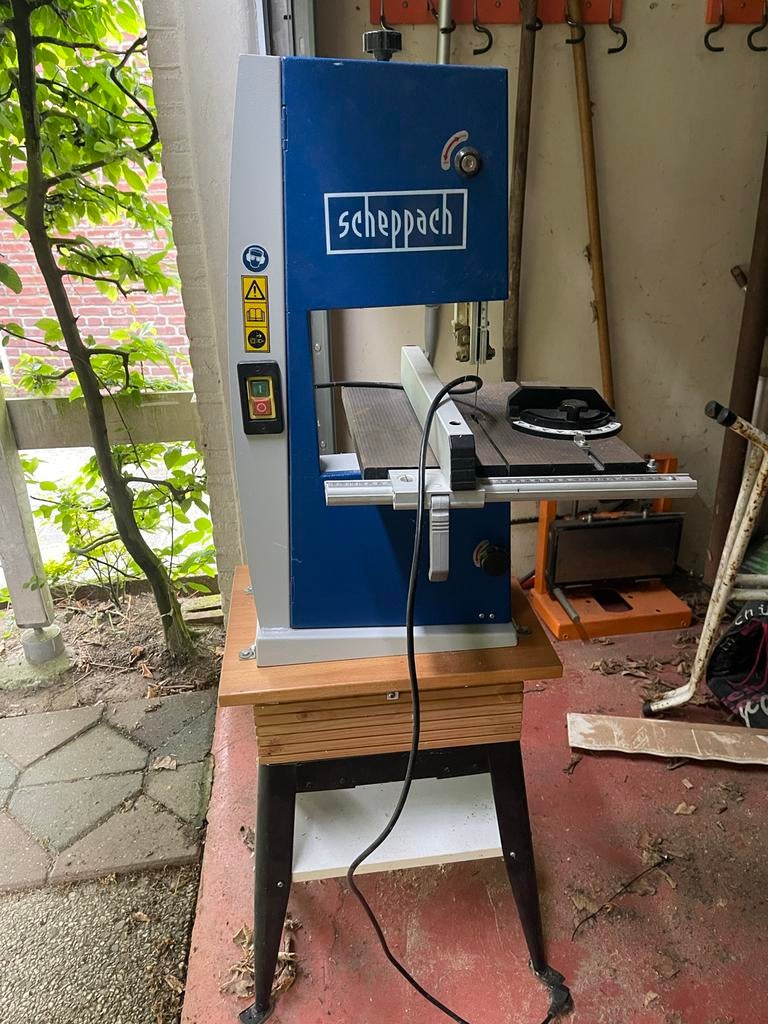 Scheppach lintzaag - Zo goed als nieuw, 70 mm of meer, 600 tot 1200 watt, Ophalen of Verzenden, Zo goed als nieuw