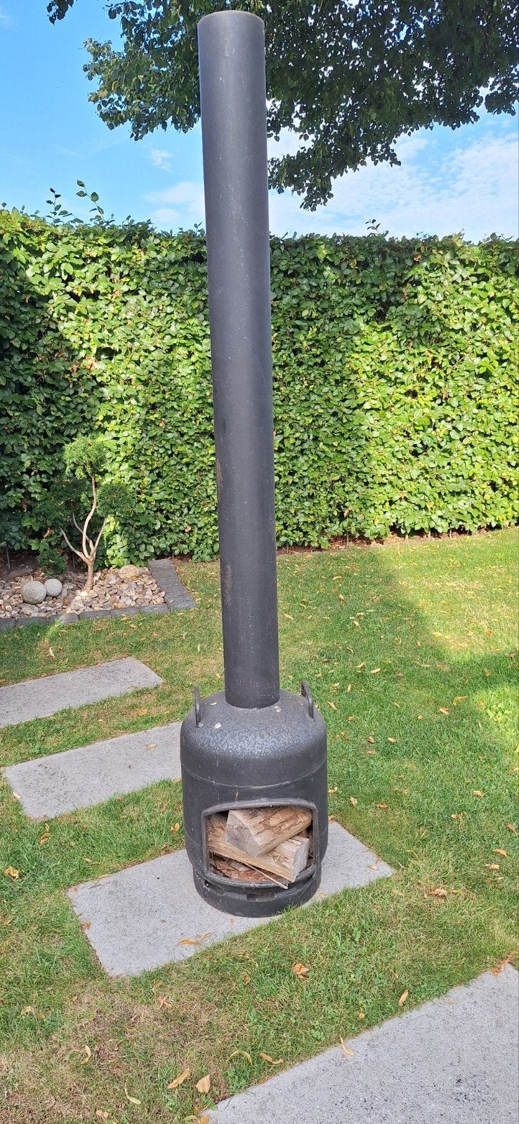 Robuuste Tuinhaard - Gezellige Warmte voor Buiten, Ophalen, Gebruikt