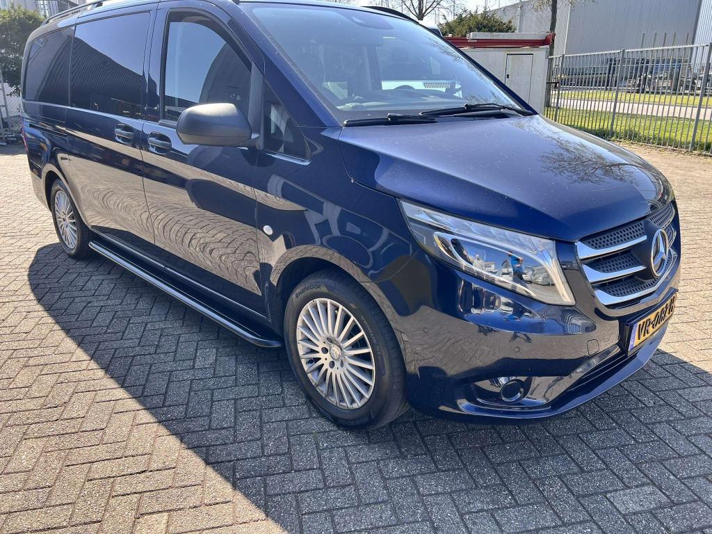 Mercedes-Benz Vito W639 W447 Sidebars met RVS trede Zwart ge