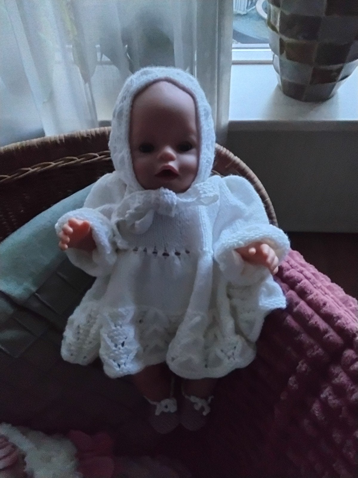Baby Born pop van Zapf met nieuwe jurk, Ophalen, Zo goed als nieuw, Babypop