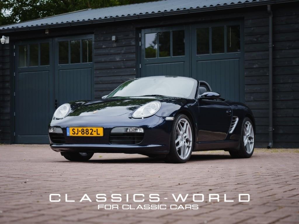 Porsche BOXSTER 987 - Midnight Blue Metallic - Manual - Full, Auto's, Porsche, Achterwielaandrijving, Gebruikt, Blauw, 10 km/l