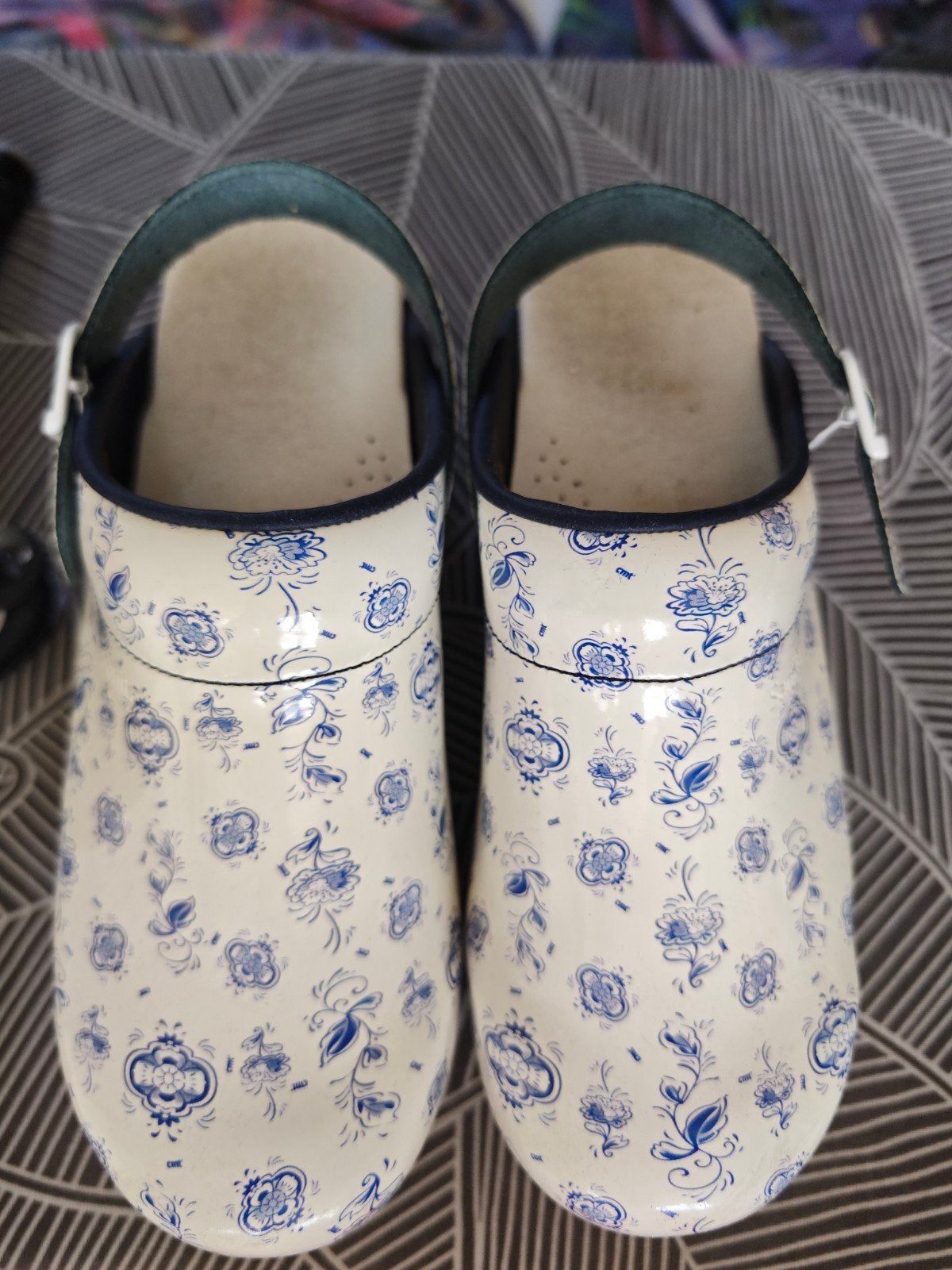 Sanita The Original Danish Clogs - Delfts Blauw - Maat 42, Blauw, Overige typen, Ophalen of Verzenden, Zo goed als nieuw
