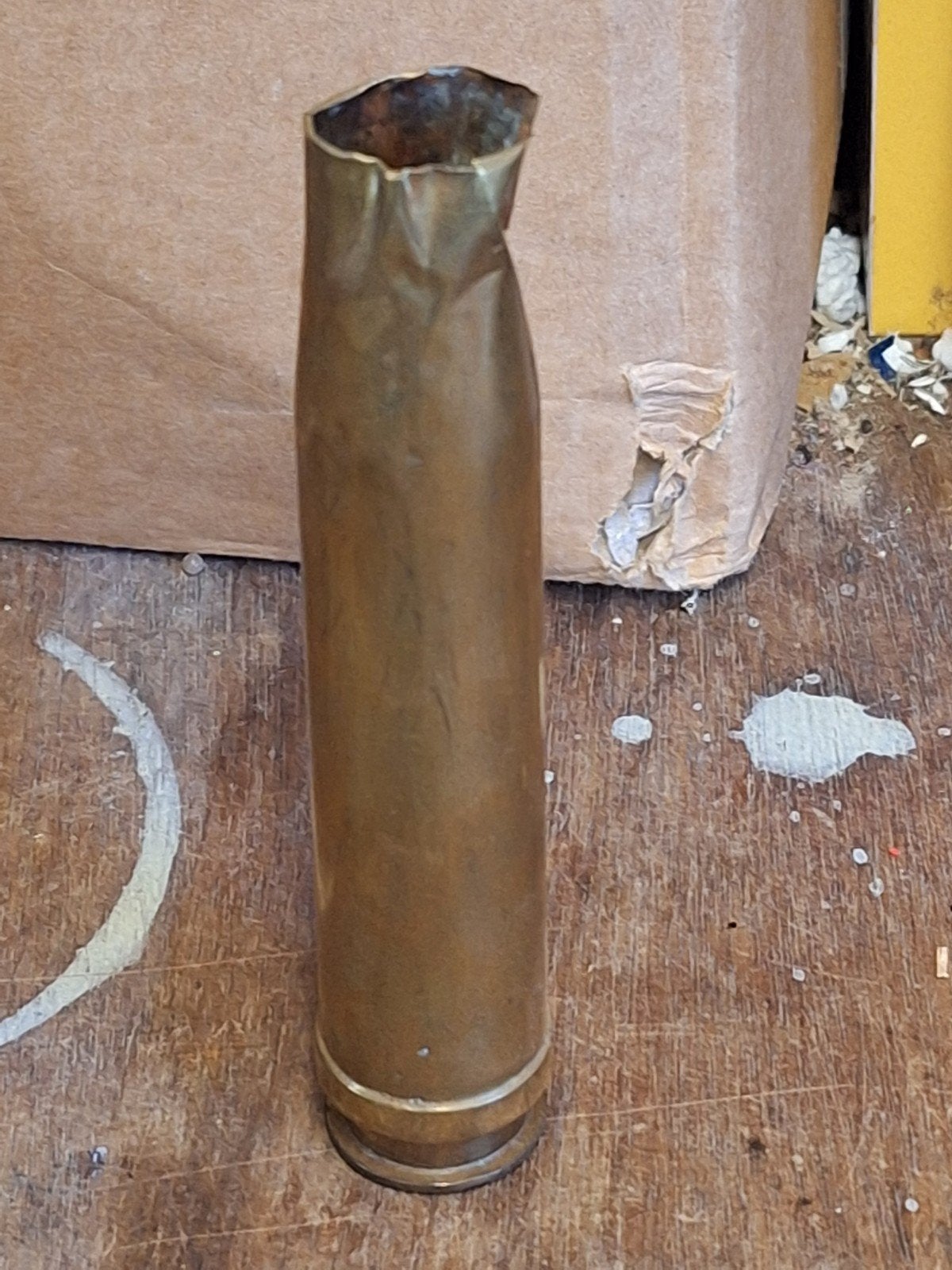 Oude lege 20mm FLAK huls Italy uit 1936 BPD 36, Verzamelen, Ophalen of Verzenden