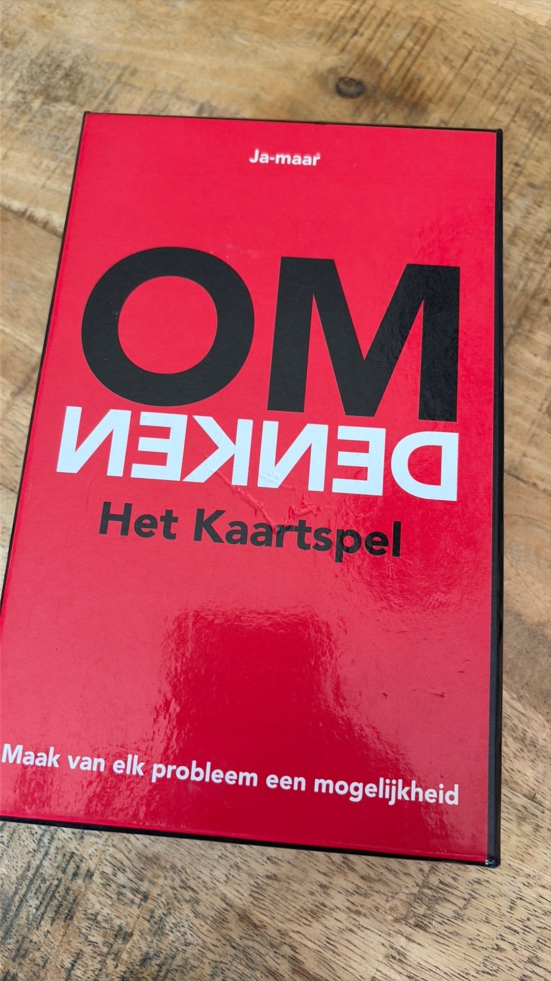 Omdenken kaartspel, Ophalen of Verzenden, Zo goed als nieuw