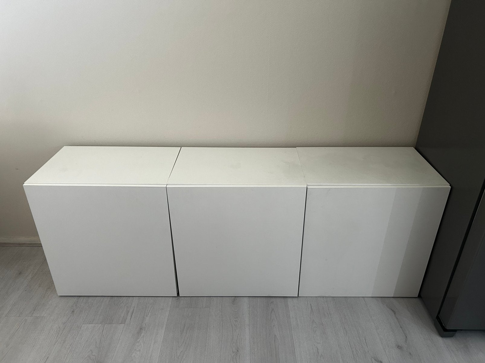 Ikea besta kast wit 3 stuks, Ophalen, Zo goed als nieuw