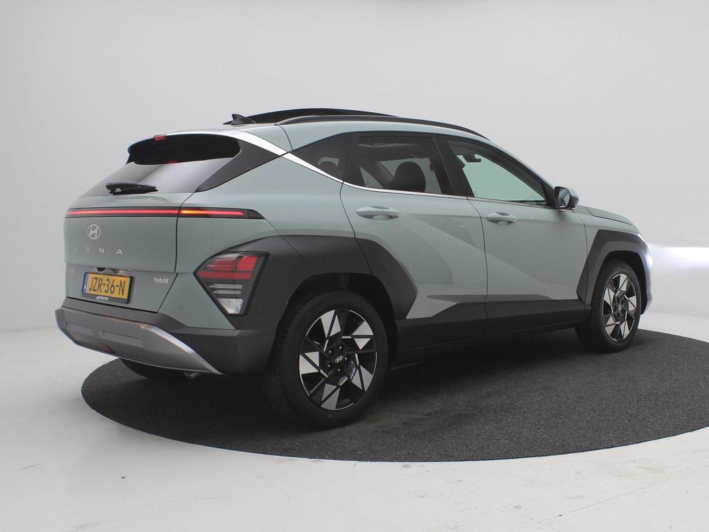 Hyundai Kona 1.6 GDI HEV Premium Sky / Panoramadak / Adaptie, Auto's, 137 pk, Gebruikt, 1110 kg, Bedrijf
