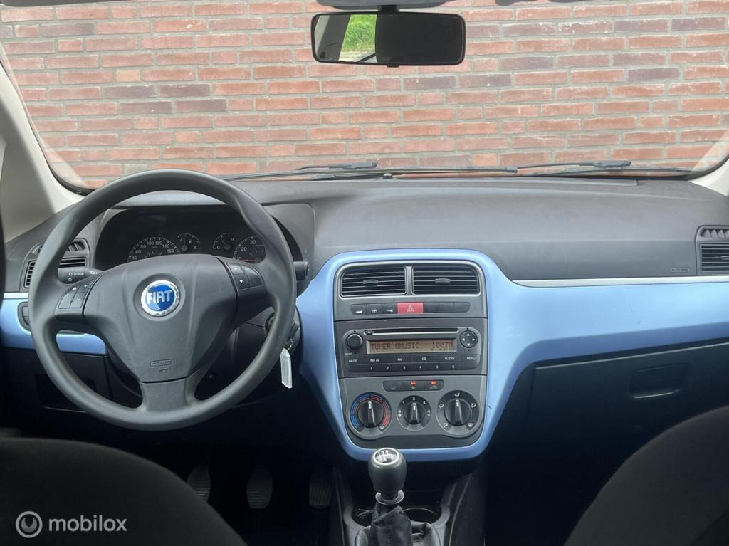 Fiat Punto 1.2 Classic | Nap | Airco | Apk 3-2027!, Auto's, 1242 cc, 4 cilinders, Zwart, Origineel Nederlands