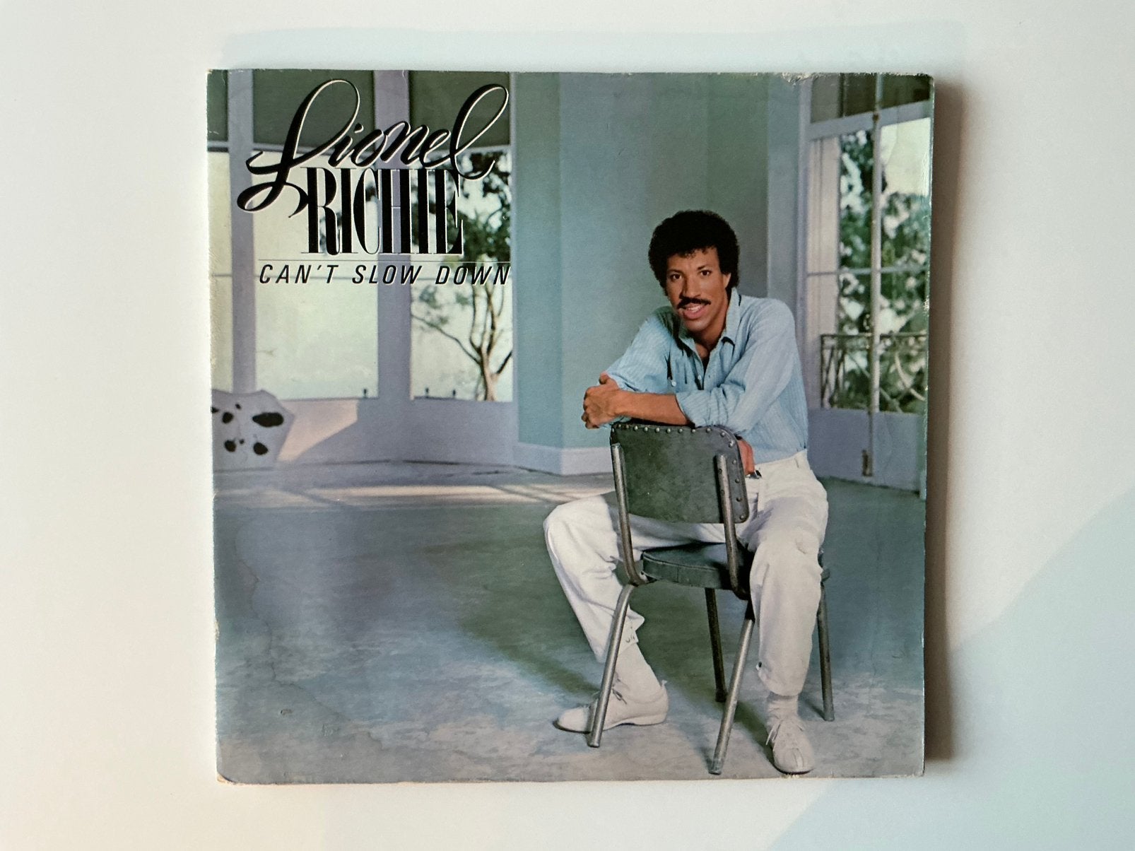 Lionel Richie – Can't Slow Down Lp soul disco  funk soul, LP, Gebruikt, Ophalen of Verzenden, Fotohoes
