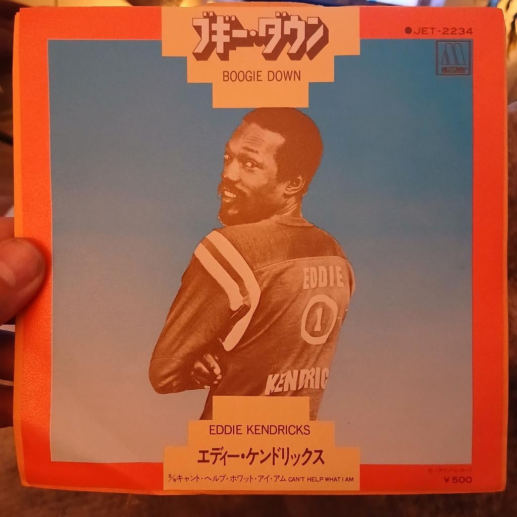 Eddie Kendricks - Boogie Down (Japanse Single), Fotohoes, 7 inch, Single, Ophalen of Verzenden